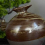 Керамічна ваза в японському стилі Ваза для Zen простору та чайного куточка